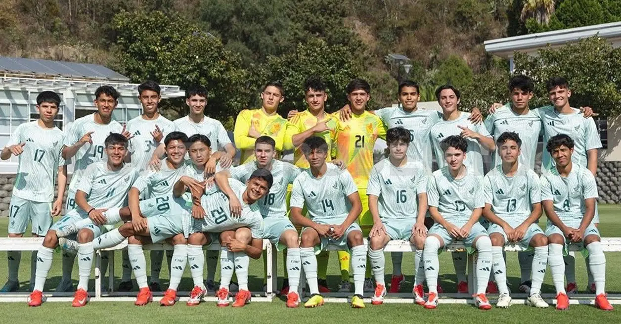 La selección nacional sub-17 cerró su preparación con una contundente victoria sobre Toluca. Cortesía