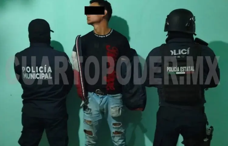 Detienen a presunto militar por herir a dos en riña