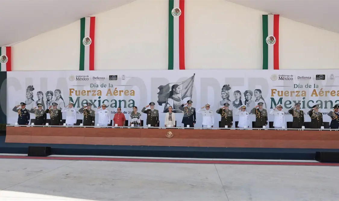 Conmemoran 110 aniversario de la Fuerza Aérea Mexicana