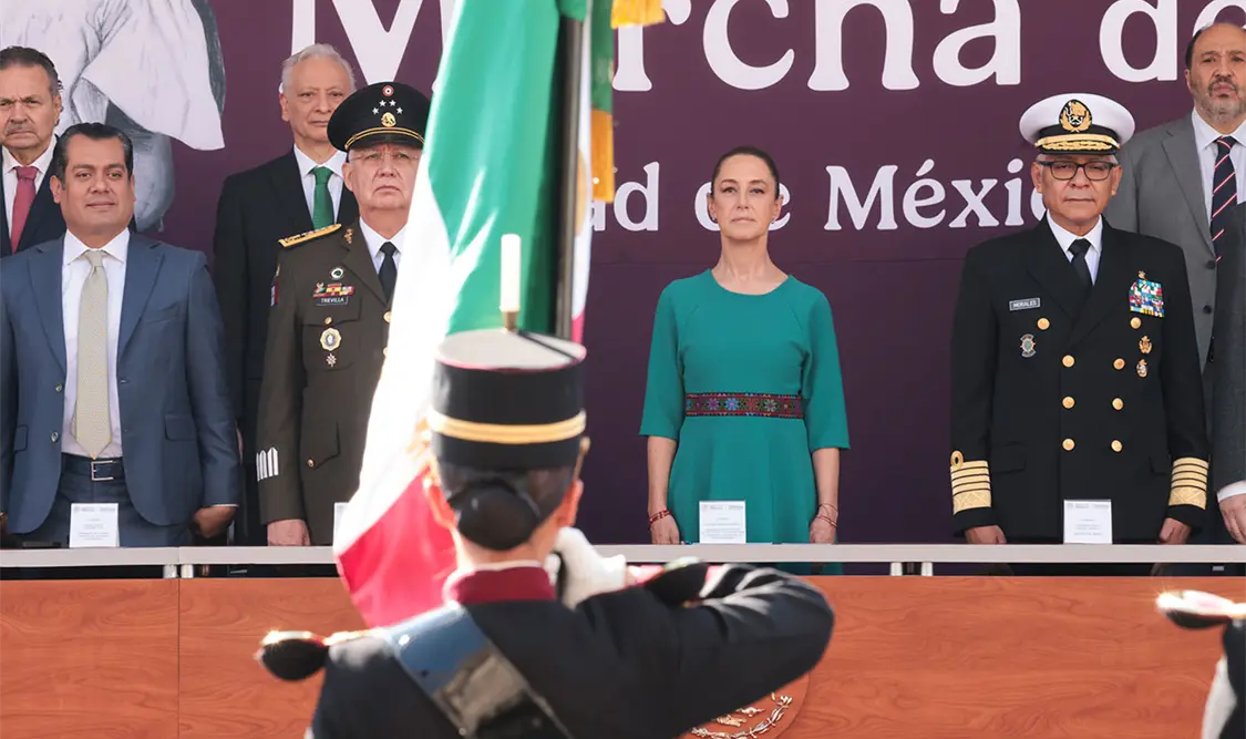 Encabeza Sheinbaum Marcha de la Lealtad