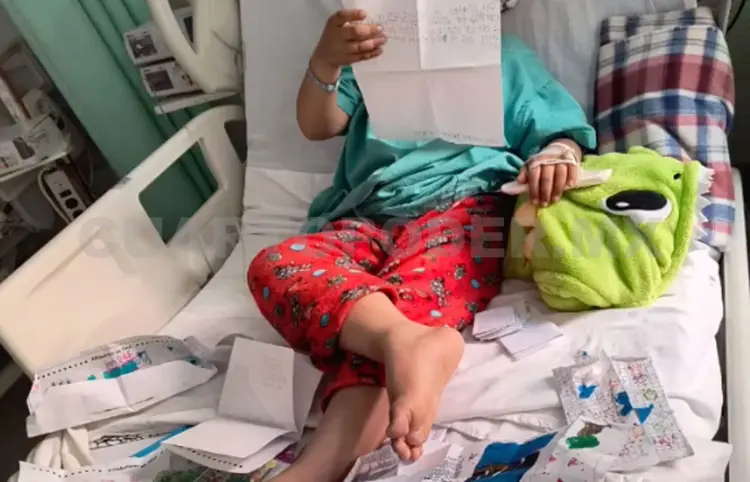 Mateo lucha contra un tipo raro de cáncer