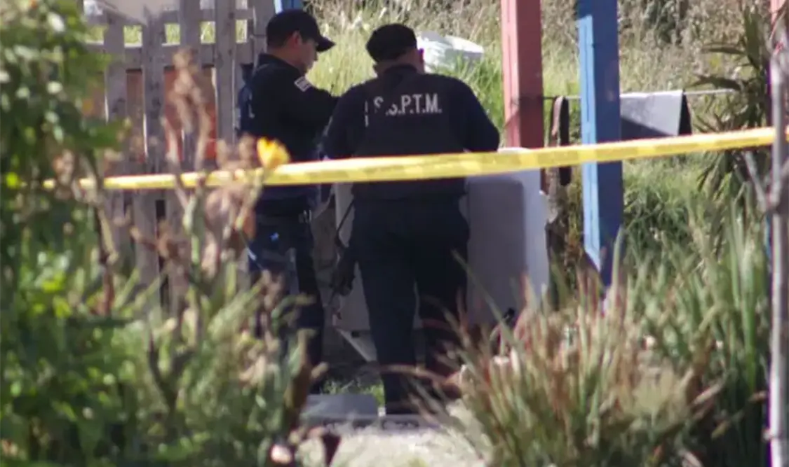 La menor estaba enterrada en el patio de su propia casa. Cortesía