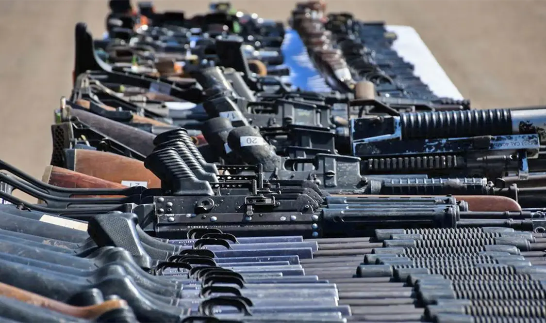 El tráfico de armas desde EE. UU. ha sido un tema recurrente en la relación bilateral, destaco Rubio. Cortesía