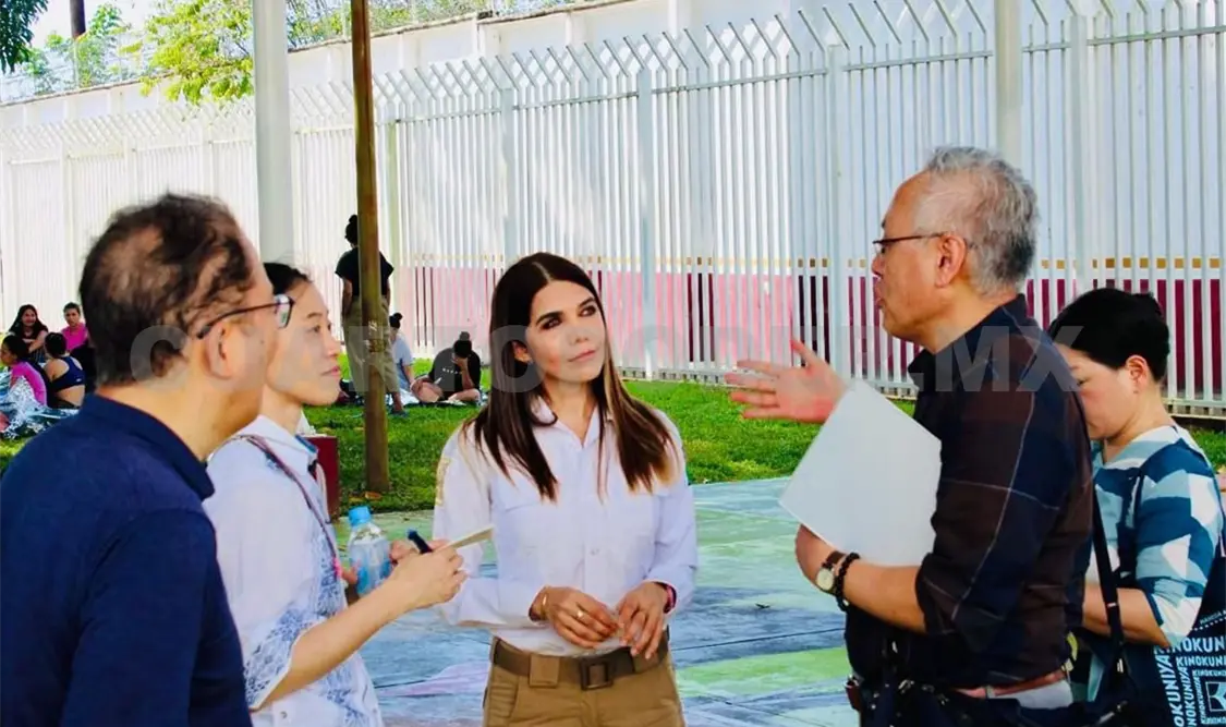 El recorrido se realizó con representantes de Japón. Cortesía
