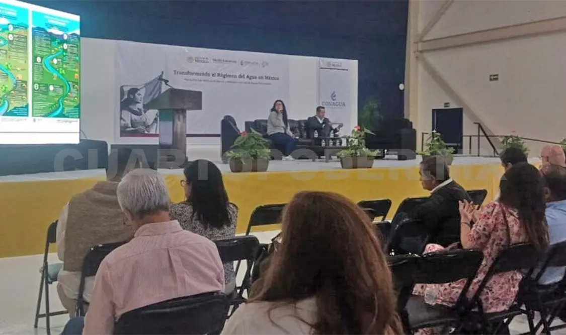 La investigadora dijo que el agua es uno de los recursos más importantes y debe verse como tal. Cortesía