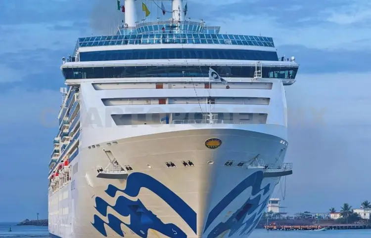 Inicia temporada de cruceros en Puerto Chiapas