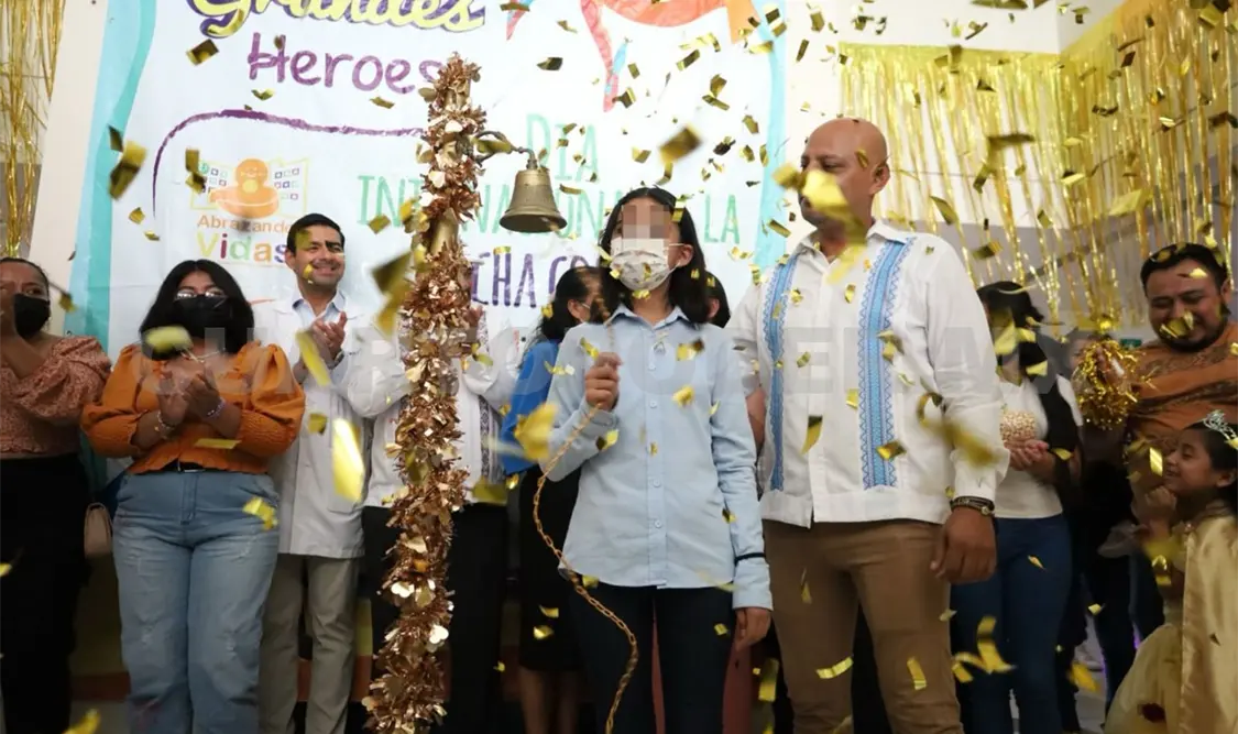 Logran derrotar al cáncer siete menores