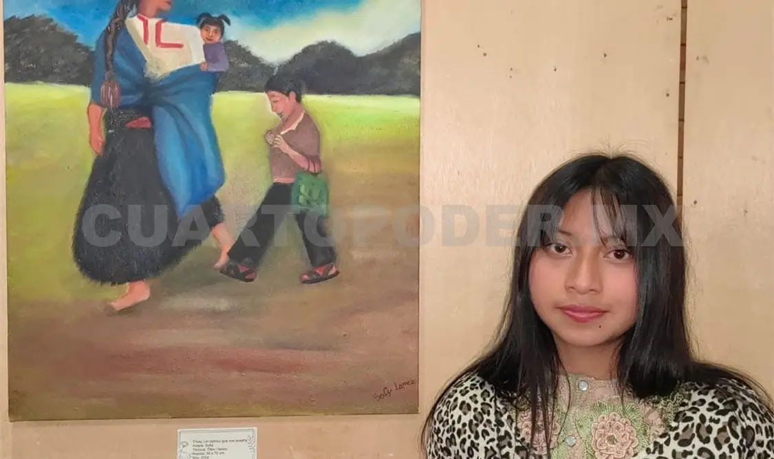 Mujeres de San Juan Chamula exponen obras