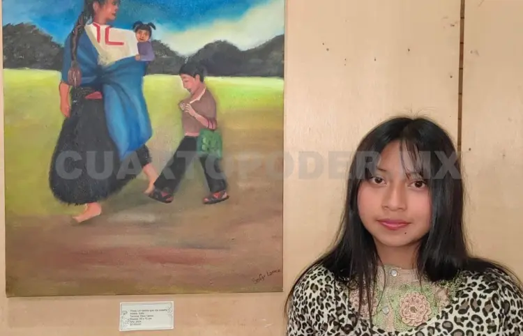 Mujeres de San Juan Chamula exponen obras