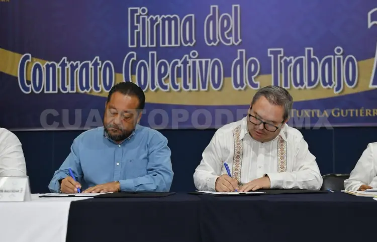 Firman Contrato Colectivo de Trabajo 2025