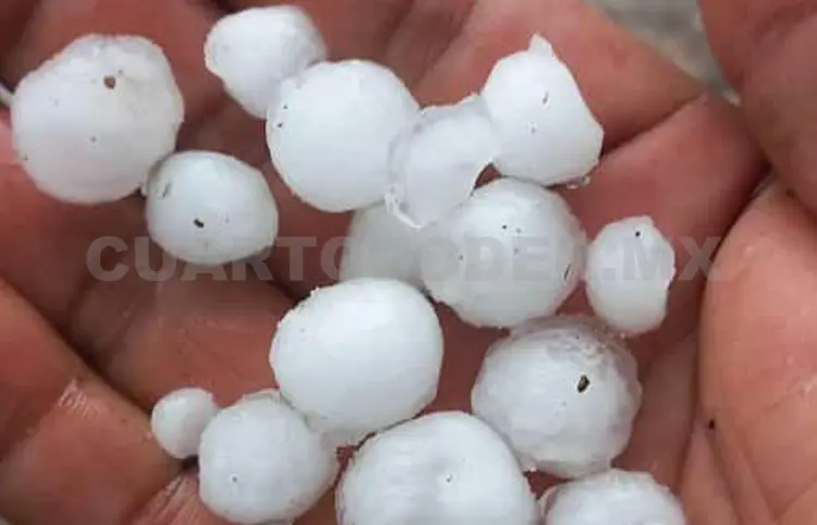 Atípica granizada se registra en Chamula