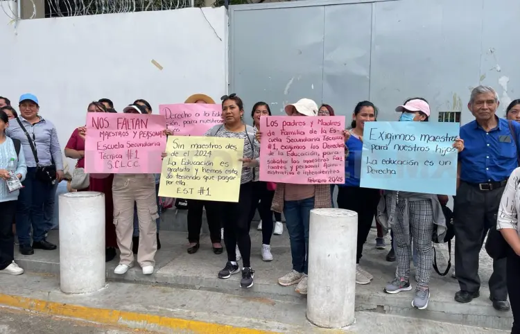 Exponen falta de maestros en secundaria de SCLC
