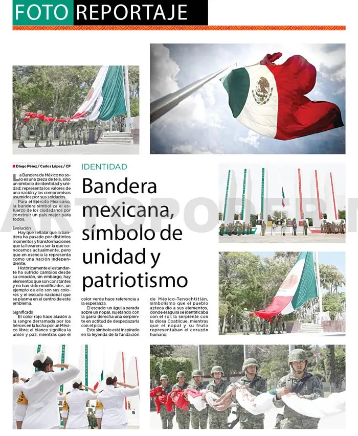 Bandera mexicana, símbolo de unidad y patriotismo
