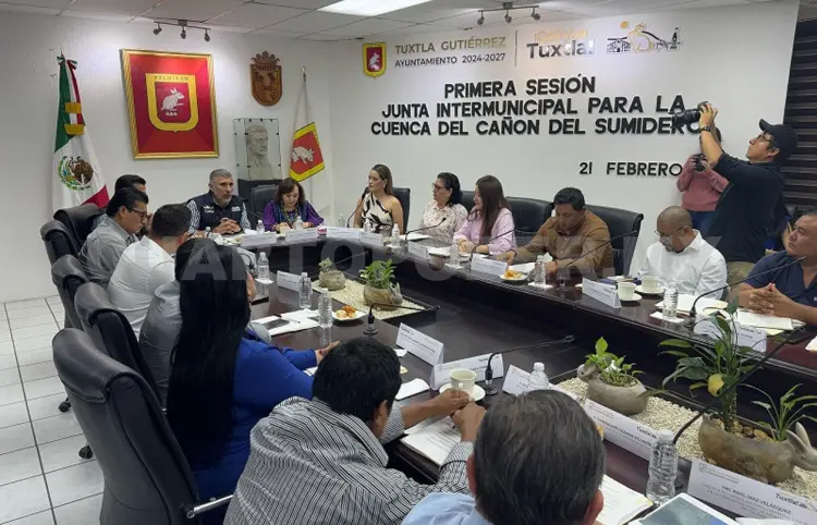 Trabajan en saneamiento del Cañón del Sumidero
