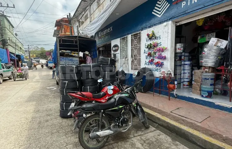 Regidor se apropia de la vialidad en Salto de Agua