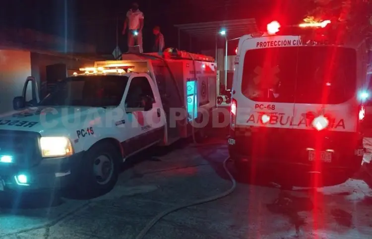 De incendio en casa lo rescatan sano y salvo