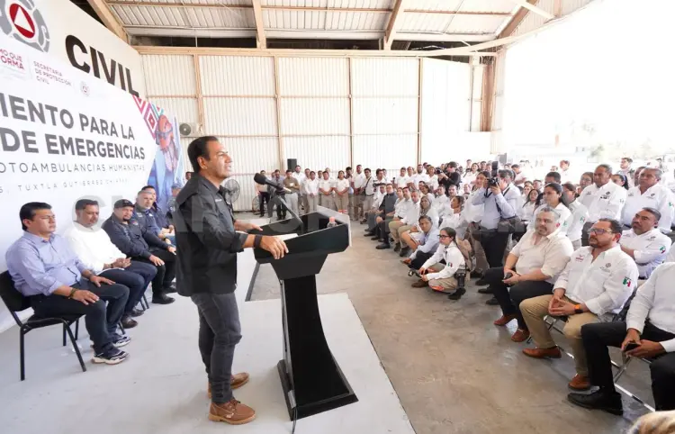 Refuerza Ramírez Aguilar a Protección Civil