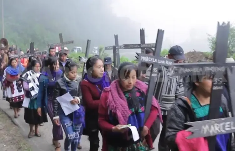 Mujeres de Acteal anuncian marcha