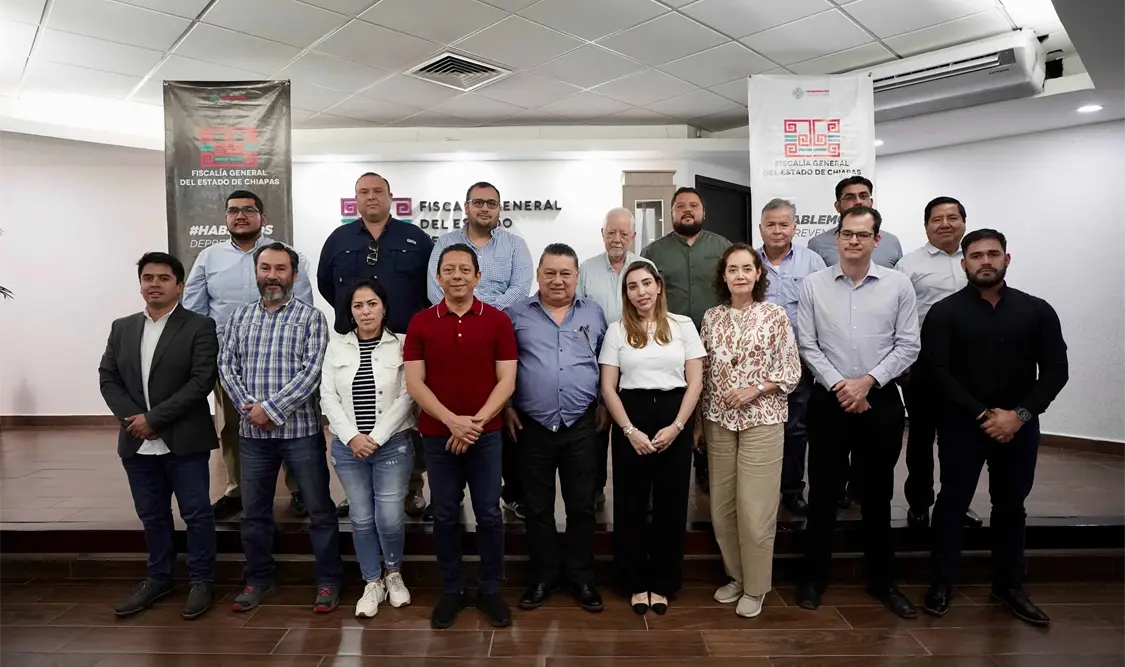 Se reúne Jorge Llaven con Unión de Empresarios Gasolineros de Chiapas