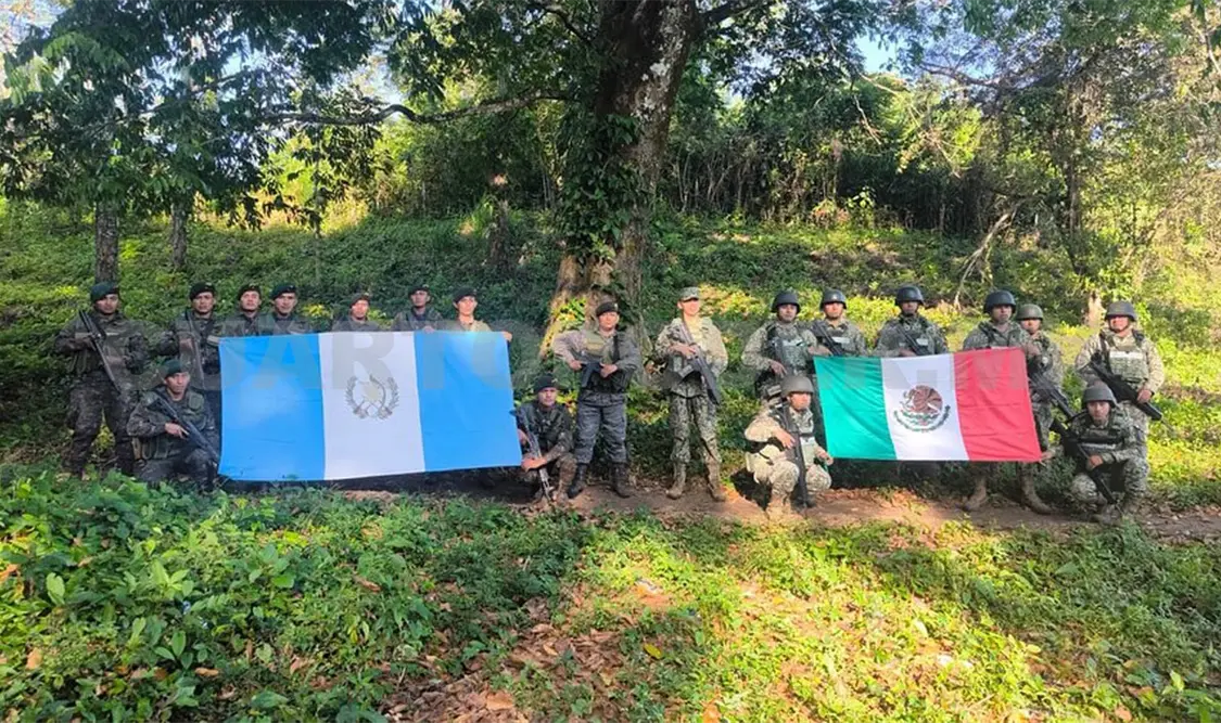 Ejército de Guatemala blinda frontera con México