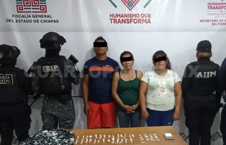 Arrestan a cinco en cateo en cantón Las Delicias