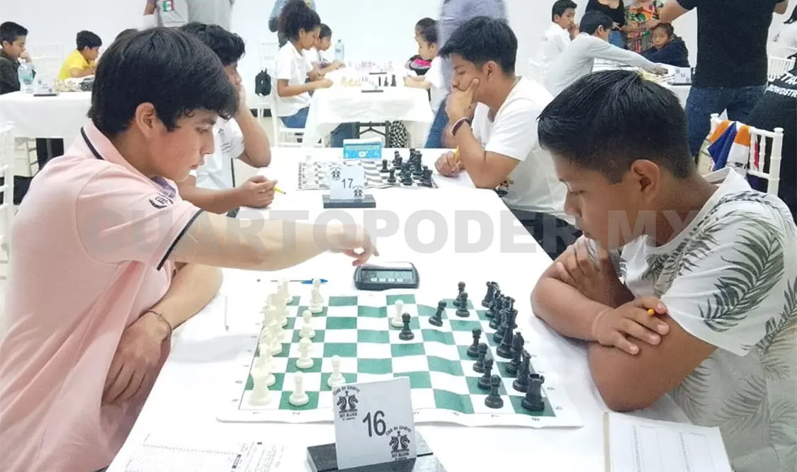 Acción en las instalaciones del Hotel Cabildos. Las partidas concluyen este domingo por la tarde. Cortesía