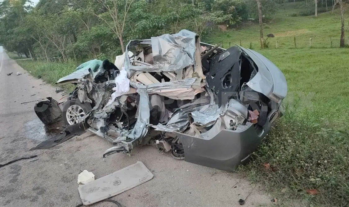 Choque mortal: un deceso y pérdidas materiales