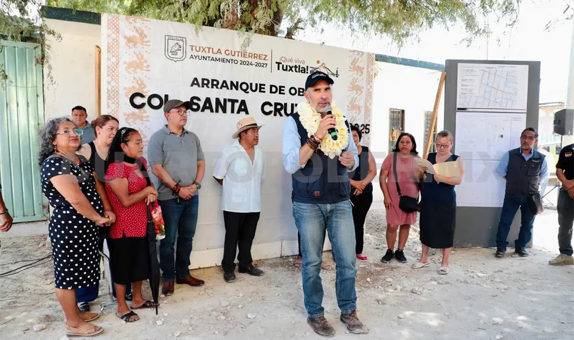Llega la justicia social a la colonia Santa Cruz