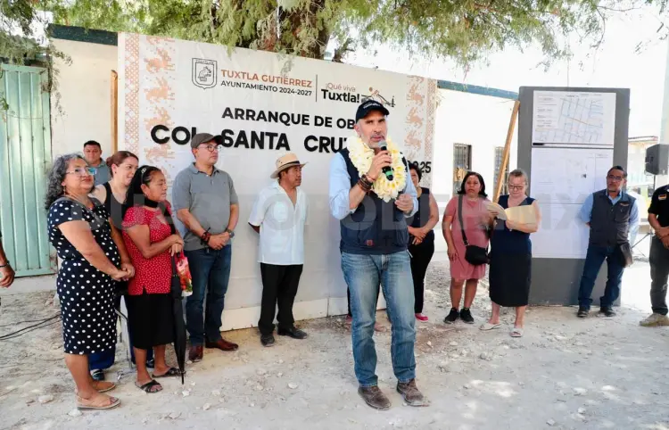 Llega la justicia social a la colonia Santa Cruz