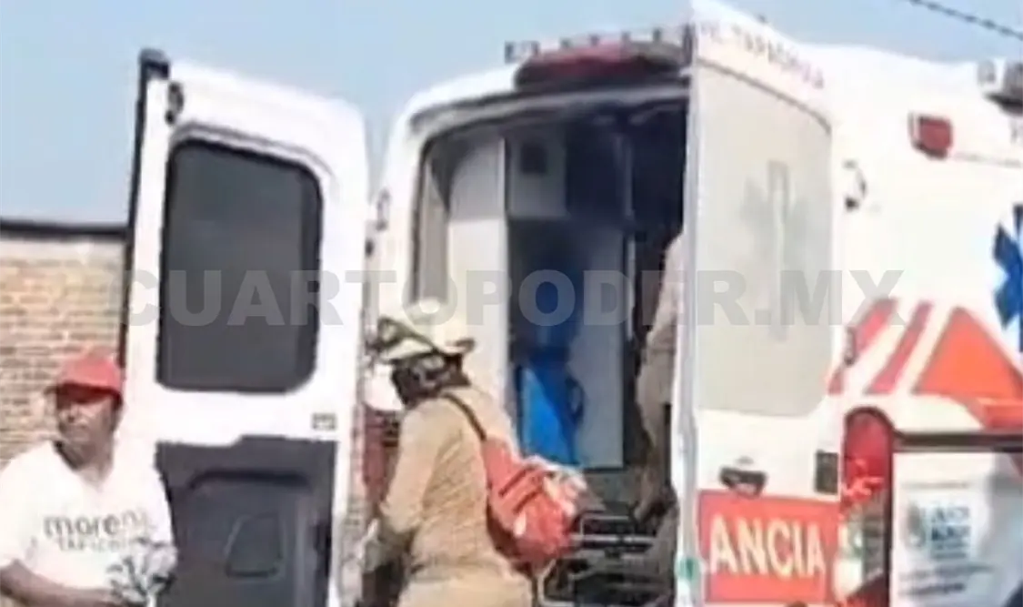 Albañil se electrocuta y queda grave