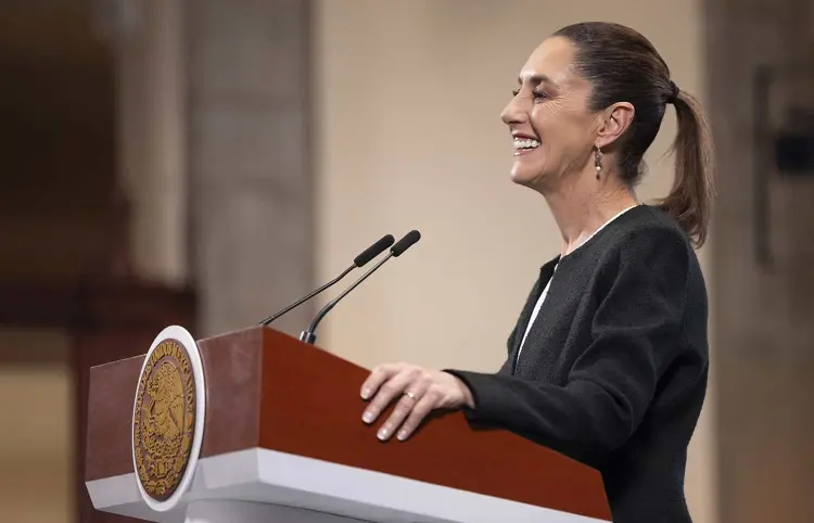 México fue tratado con mucho respeto: Sheinbaum