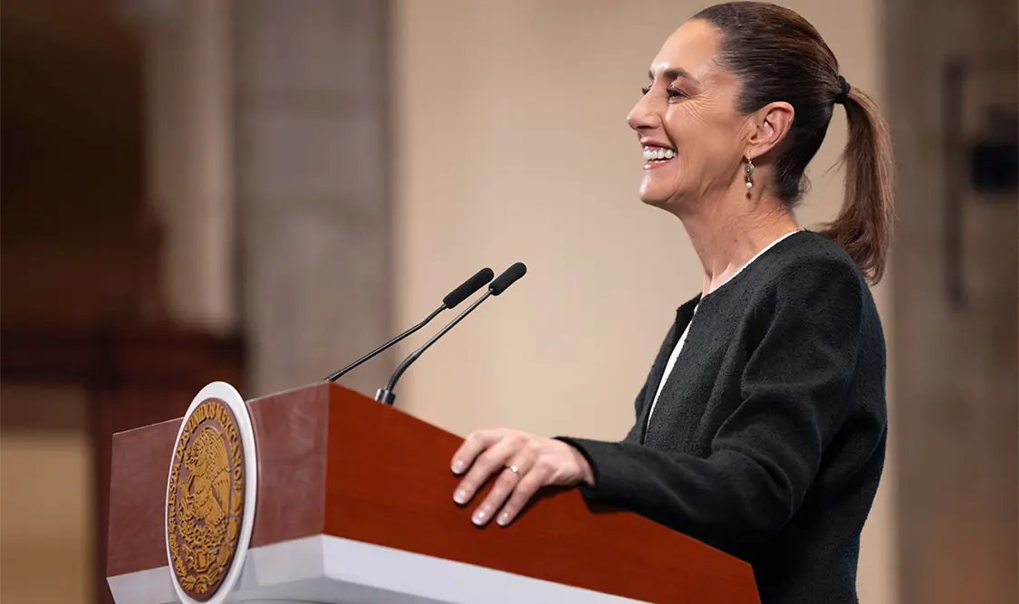 México fue tratado con mucho respeto: Sheinbaum