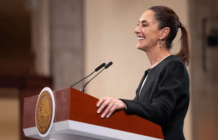 México fue tratado con mucho respeto: Sheinbaum
