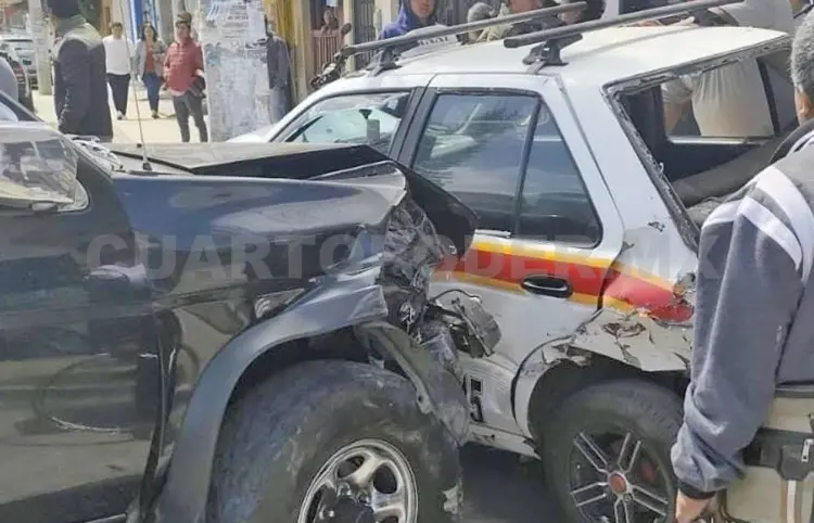 Conductor ebrio provoca un accidente múltiple