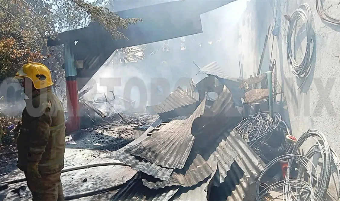 Se incendia domicilio por una olla de frijoles