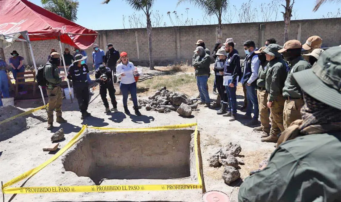 La Fiscalía de Jalisco reconoció que se hallaron huesos calcinados. Cortesía