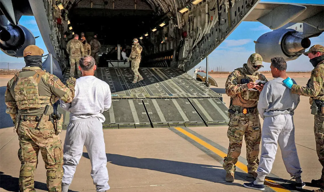 Trump busca acelerar expulsiones de miembros del Tren de Aragua. Cortesía