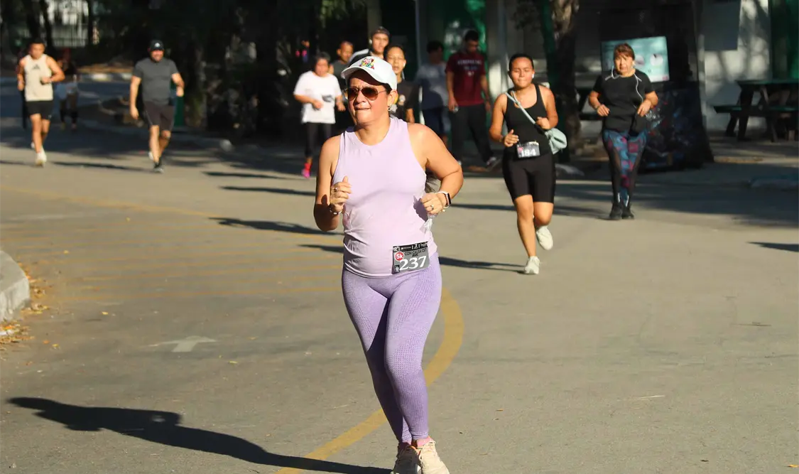 La Carrera 5K Con Causa reunió a 120 corredores en el parque Caña Hueca. Carlos López/CP