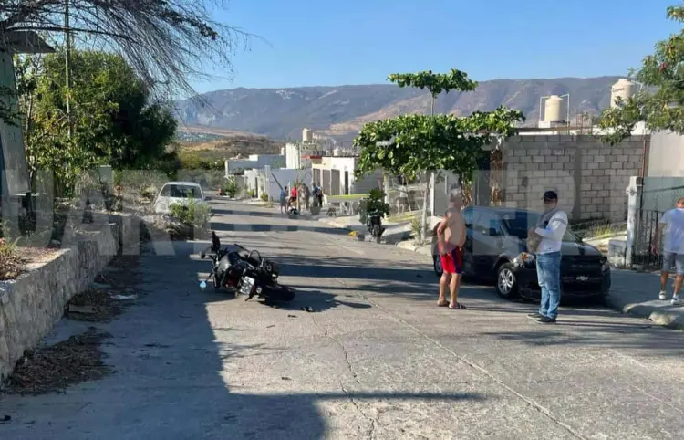 Derrapa motociclista ebrio en Villarreal