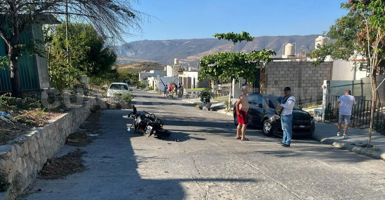 Derrapa motociclista ebrio en Villa Real