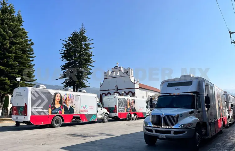 Convoy de la Salud llega a Teopisca
