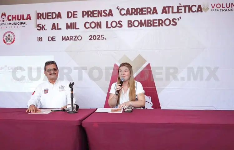 Invita a carrera 5K "Al mil con los bomberos"
