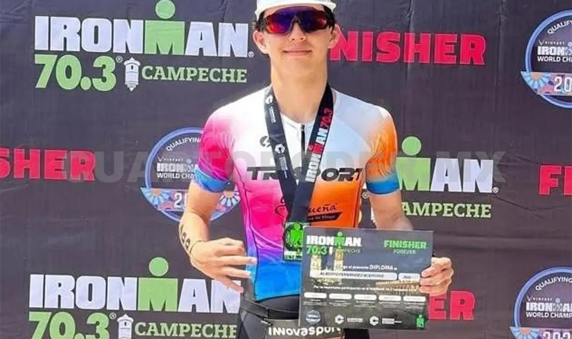 Alberto Fernández brilla en el Ironman 2025