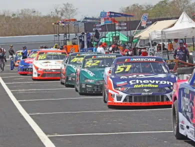 Arrancó el show de Nascar México en Chiapas
