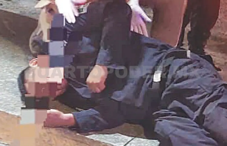 Acude a atender reporte de riña y lo lesionan