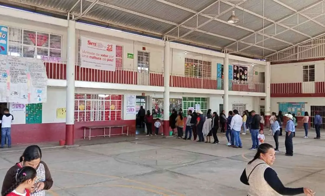 Se llevaron a cabo los comicios en Puebla, con el aval del INE y el IEE. Cortesía