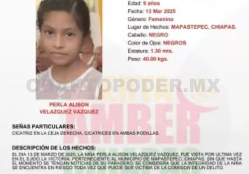 Cifra de NNA desaparecidos es alta en Chiapas