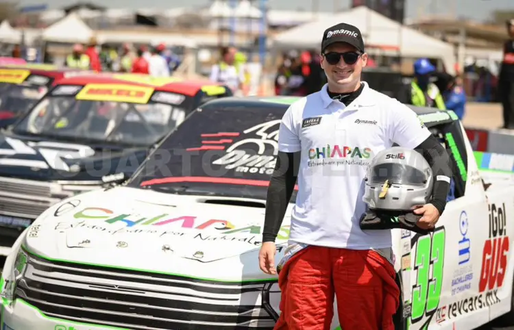 Paulo Roqueñí, feliz con su P6 en Chiapas