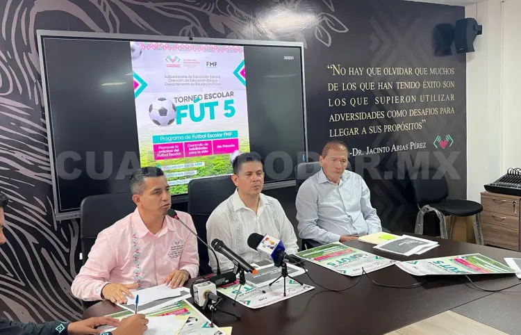 Presentan Torneo Escolar 2025