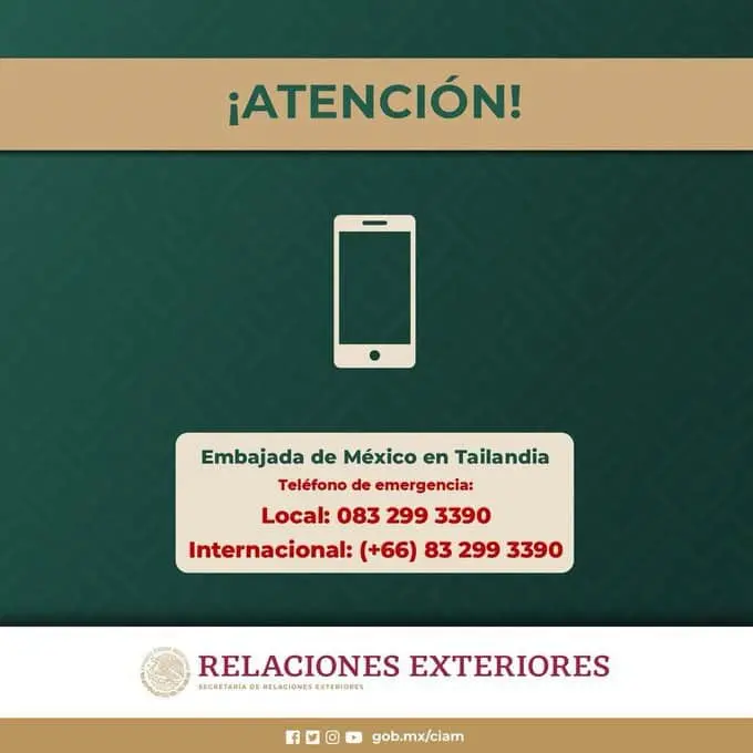 México brinda apoyo a connacionales tras terremoto en Myanmar y Tailandia